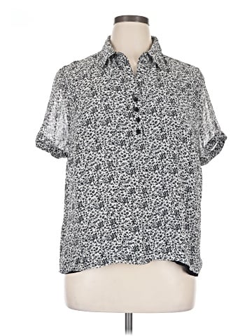 Cj Banks Short Sleeve Blouse (view 1)
