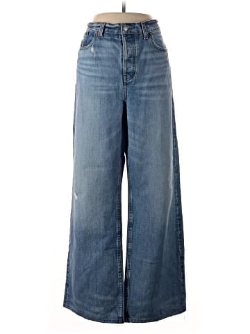 Madewell Low-Slung Baggy Jeans in Hamburg Wash (view 1)