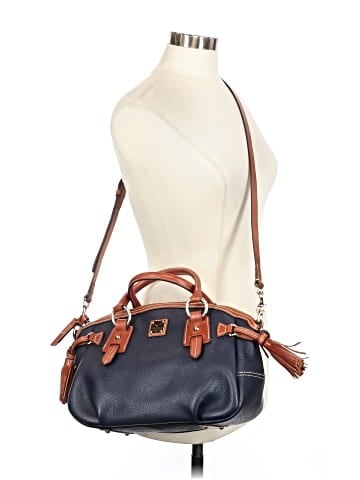 Dooney & Bourke Leather Satchel (view 2)