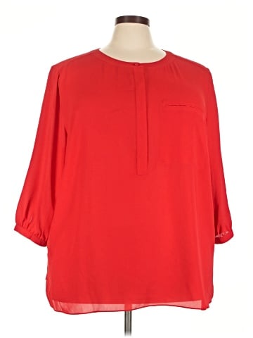 Not Your Daughter's Jeans 3/4 Sleeve Blouse (view 1)