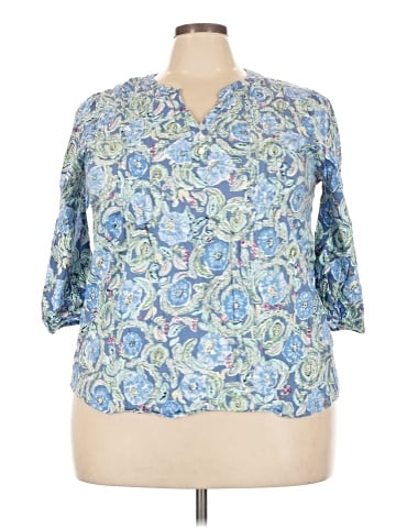 Croft & Barrow 3/4 Sleeve Blouse (view 1)