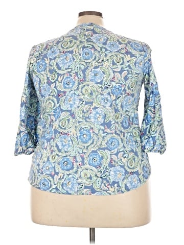 Croft & Barrow 3/4 Sleeve Blouse (view 2)