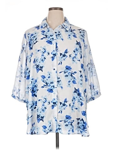 Cynthia Rowley TJX 3/4 Sleeve Blouse (view 1)