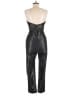 Saylor Metallic Silver Jumpsuit Size L - photo 2