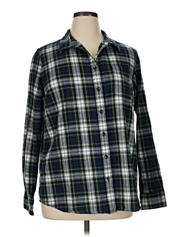 L.L.Bean Long Sleeve Button-Down Shirt (view 1)