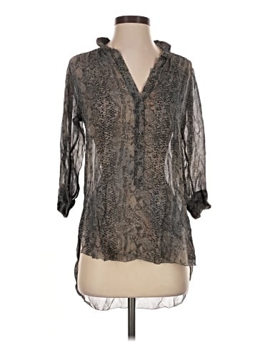 Wilfred 3/4 Sleeve Silk Top (view 1)
