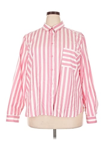 Ann Taylor LOFT Long Sleeve Button-Down Shirt (view 1)