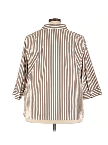 Foxcroft 3/4 Sleeve Button-Down Shirt (view 2)