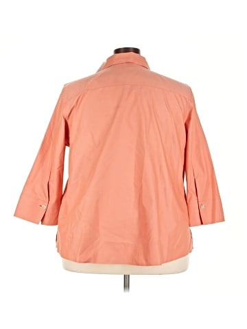 Foxcroft 3/4 Sleeve Button-Down Shirt (view 2)