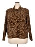 Covington Animal Print Brown Jacket Size 2X - photo 1