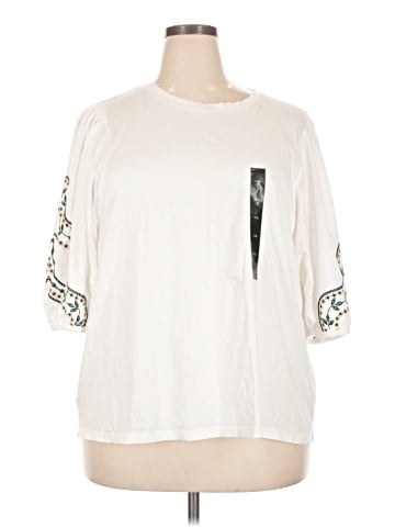 Banana Republic Factory Store 3/4 Sleeve Top (view 1)
