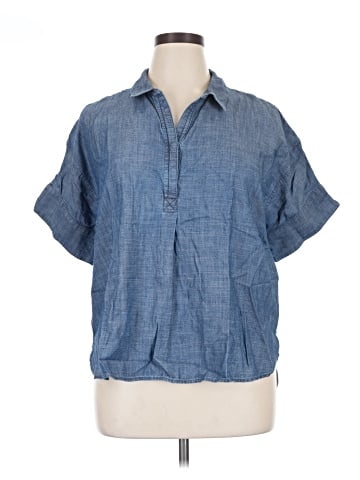 Caslon Short Sleeve Blouse (view 1)