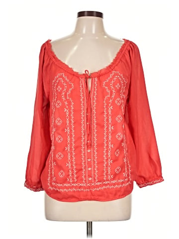 American Eagle Outfitters 3/4 Sleeve Blouse (view 1)