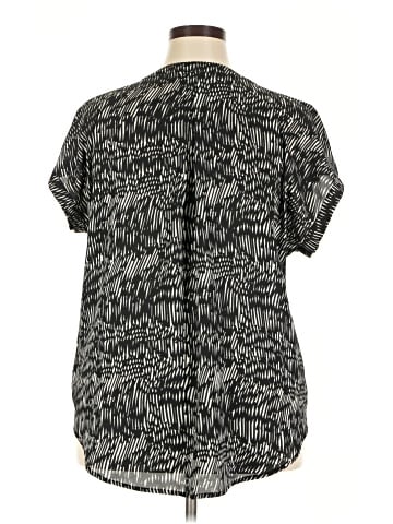 Simply Vera Vera Wang Short Sleeve Blouse (view 2)