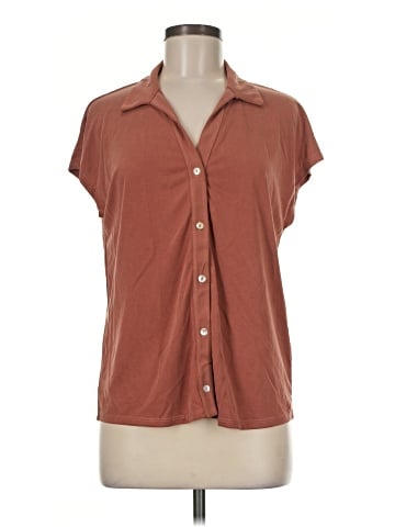 Green Envelope Short Sleeve Blouse (view 1)