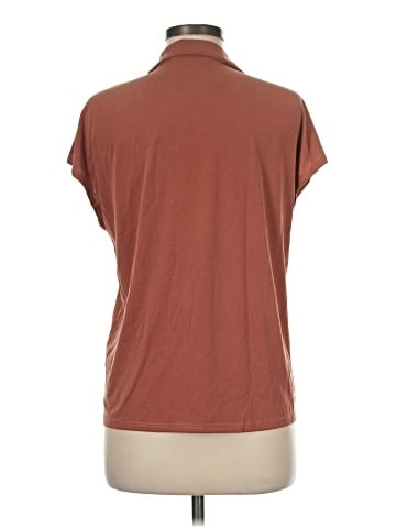 Green Envelope Short Sleeve Blouse (view 2)
