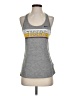 Nike 100% Polyester Gray Active Tank Size S - photo 1