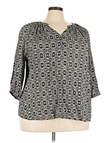 Rose & Thyme 3/4 Sleeve Blouse (view 1)