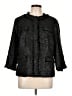Chico's 100% Polyester Tweed Black Jacket Size Lg (2) - photo 1