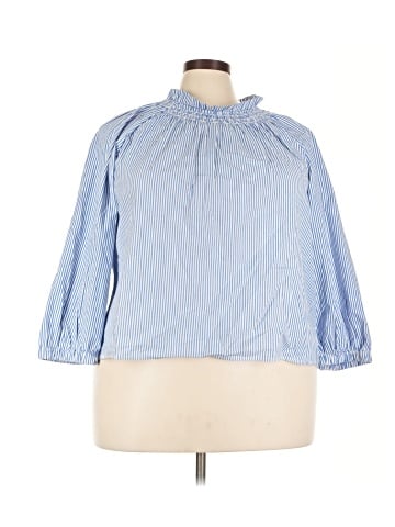 J.Crew Factory Store 3/4 Sleeve Blouse (view 1)