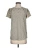 Fun2Fun 100% Polyester Silver Short Sleeve Blouse Size S - photo 1