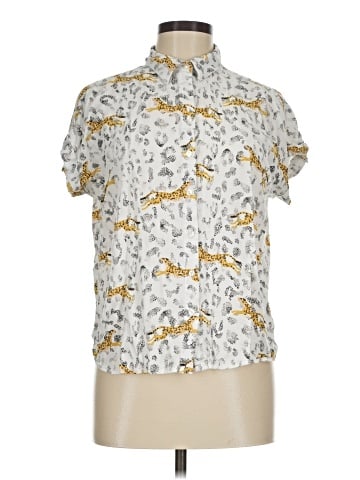 Jane and Delancey Short Sleeve Button-Down Shirt (view 1)