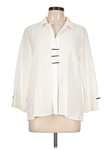 Habitat 3/4 Sleeve Button-Down Shirt (view 1)