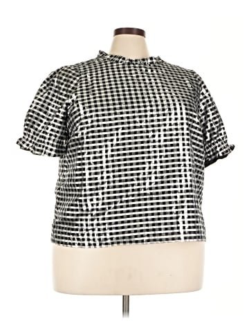 J.Crew Factory Store Short Sleeve Blouse (view 1)