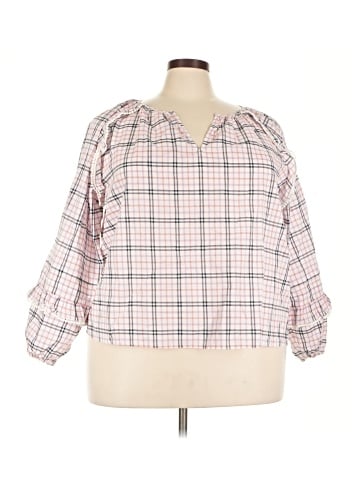 J.Crew Factory Store 3/4 Sleeve Blouse (view 1)