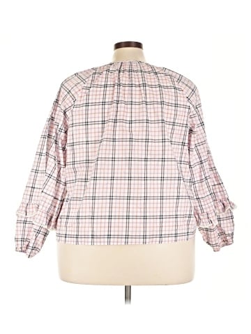 J.Crew Factory Store 3/4 Sleeve Blouse (view 2)