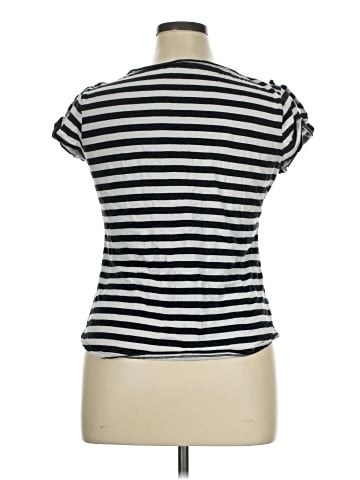 New York & Company Short Sleeve Henley (view 2)