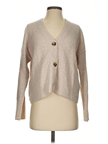 Madewell Cameron Ribbed Cardigan Sweater in Coziest Yarn (view 1)