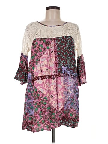Umgee 3/4 Sleeve Blouse (view 1)