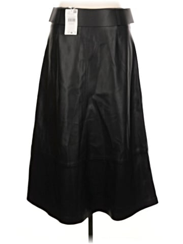 MNG Faux Leather Skirt (view 2)