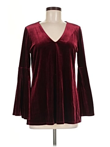 Karen Kane Long Sleeve Blouse (view 1)