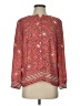 Talbots 100% Polyester Paisley Red Long Sleeve Blouse Size S (petite) - photo 1