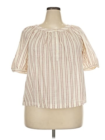 Elizabeth and James Short Sleeve Blouse (view 1)