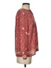 Talbots 100% Polyester Paisley Red Long Sleeve Blouse Size S (petite) - photo 4