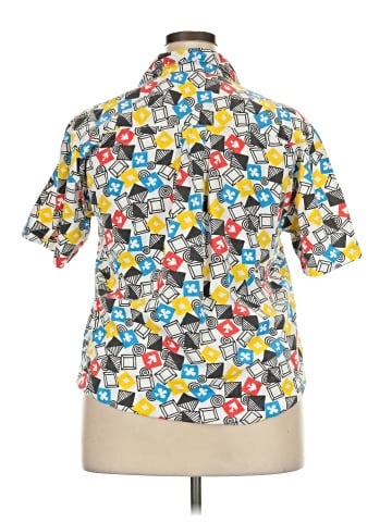 Venezia Short Sleeve Button-Down Shirt (view 2)