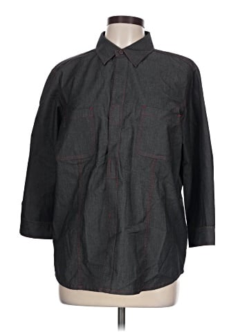 Chico's Design 3/4 Sleeve Button-Down Shirt (view 1)