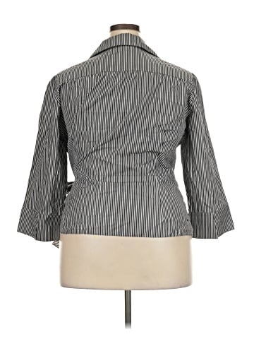 Lafayette 148 New York 3/4 Sleeve Button-Down Shirt (view 2)