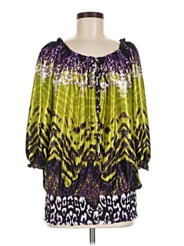 Allen B. by Allen Schwartz 3/4 Sleeve Blouse (view 1)