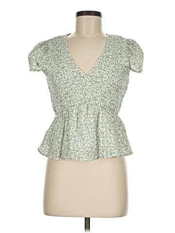 American Eagle Outfitters Short Sleeve Blouse (view 1)
