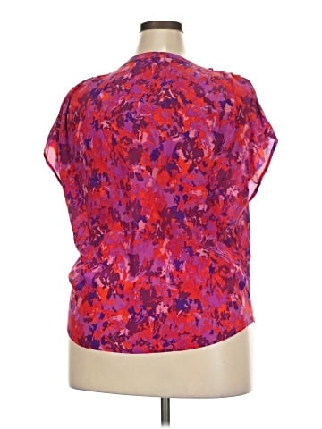 Joie Short Sleeve Silk Top (view 2)