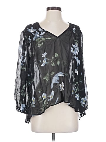 Joie 3/4 Sleeve Silk Top (view 1)