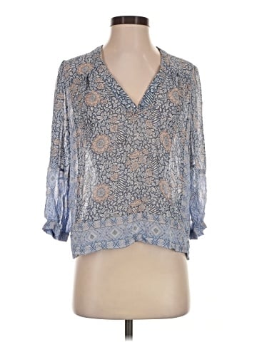 Joie 3/4 Sleeve Silk Top (view 1)