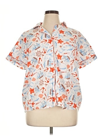 Serra Short Sleeve Button-Down Shirt (view 1)