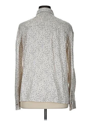 Vince. Long Sleeve Silk Top (view 2)
