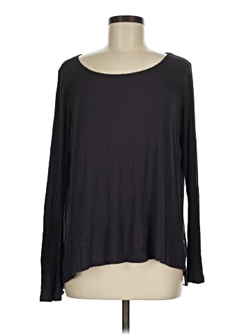 Bordeaux Long Sleeve Top (view 1)