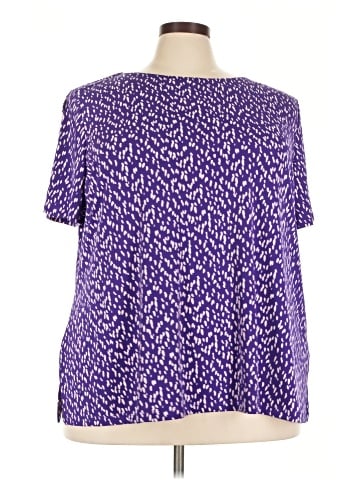 Liz Claiborne Short Sleeve Blouse (view 1)